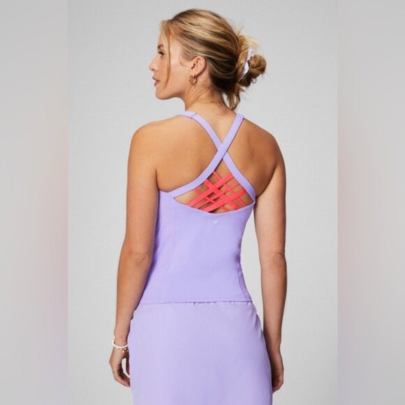 Fabletics strappy tank with built in bra - Picture 6 of 6